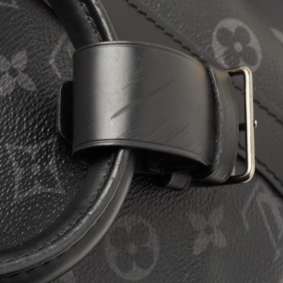 LOUIS VUITTON Monogram Eclipse Canvas Keepall Bandoulire 45 - Picture 8 of 8